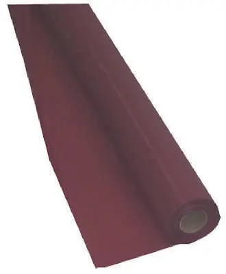Creative Plastic Banquet Table Cover – Burgundy, 40 in x 100 ft Roll