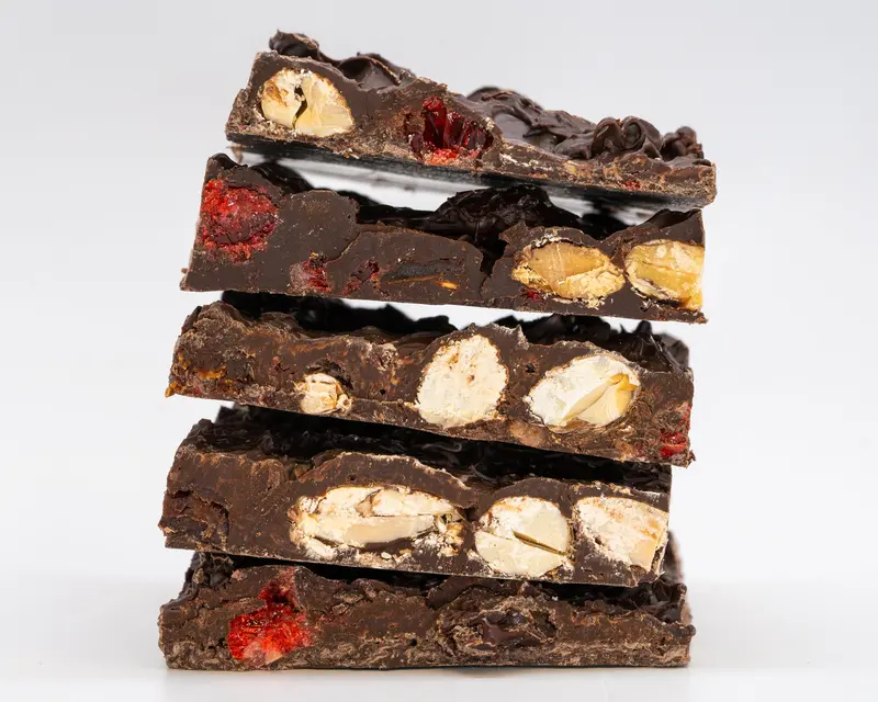 Dark Chocolate Cherry Almond Bark