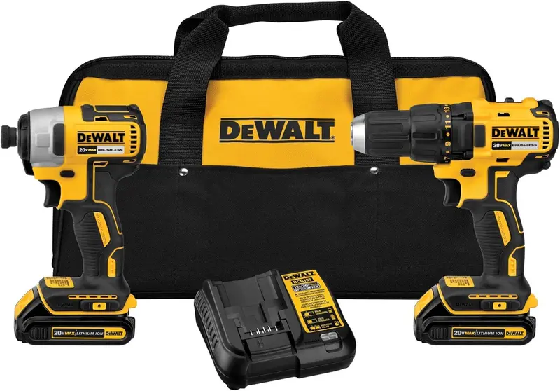 DeWALT 20V MAX XR Brushless Compact Drill/Driver and Impact Combo Kit – DCK277D2