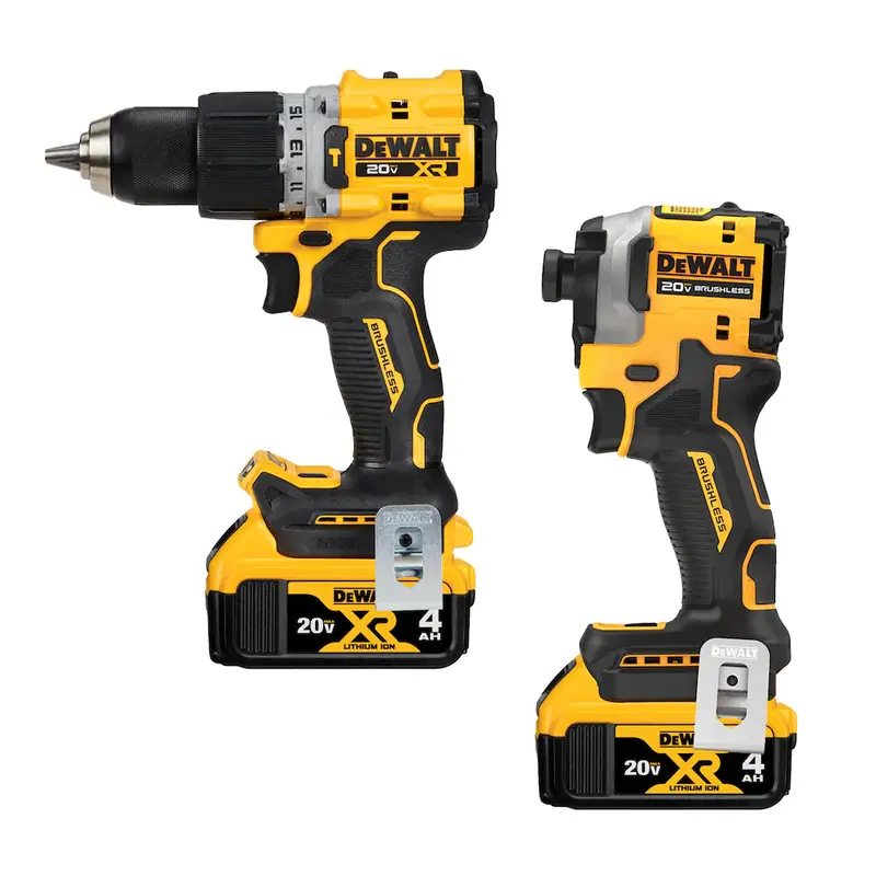 DeWalt 20V MAX XR Hammer Drill & ATOMIC Combo Kit – Dual-Tool Set with Batteries & Charger, Model DCK2050M2