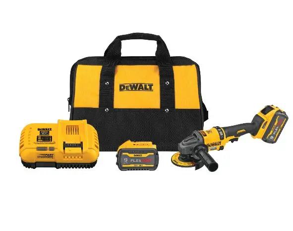 DeWalt DCG418X2 FLEXVOLT® 60V MAX* 4.5–6-Inch Brushless Grinder Kit with Kickback Brake