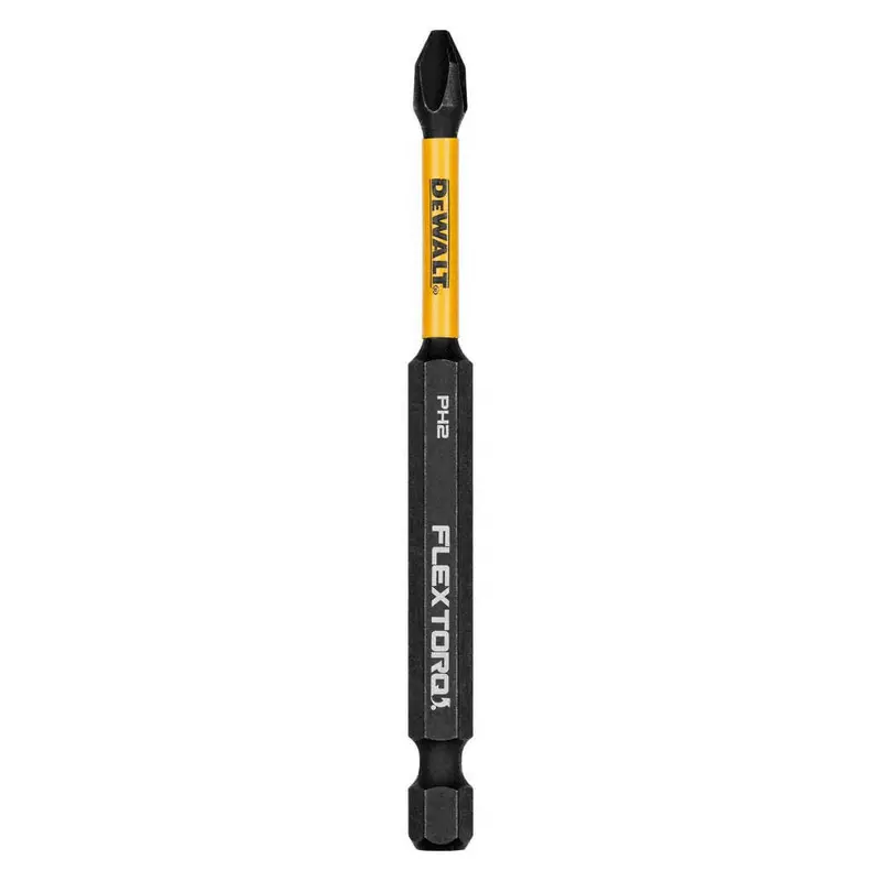DEWALT FLEXTORQ Phillips #2 Driver Bit – 3.5″ Flexible Shank, DWAF3PH2IR