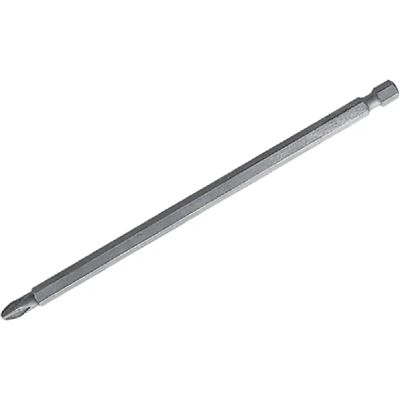 Dewalt Phillips #3 Power Screwdriver Bit – 6" Length, 1/4" Hex Shank For Cordless Drivers 1