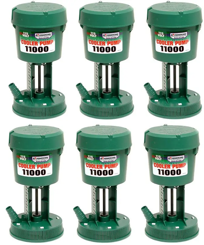 Dial 1195 11,000 CFM Concentric Evap Cooler Pump Compatible with Champion – Pack of 6
