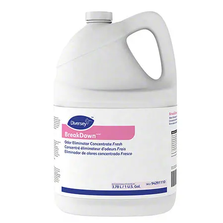 Diversey BreakDown Odour Eliminator – Enzymatic Neutralizer for Persistent Smells – 3.78L x4 Case – 94291110