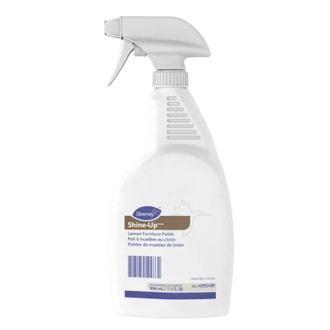 Diversey Shine-Up Lemon Furniture Polish – 946 mL Bottle (Pack of 12) | SKU 4995480