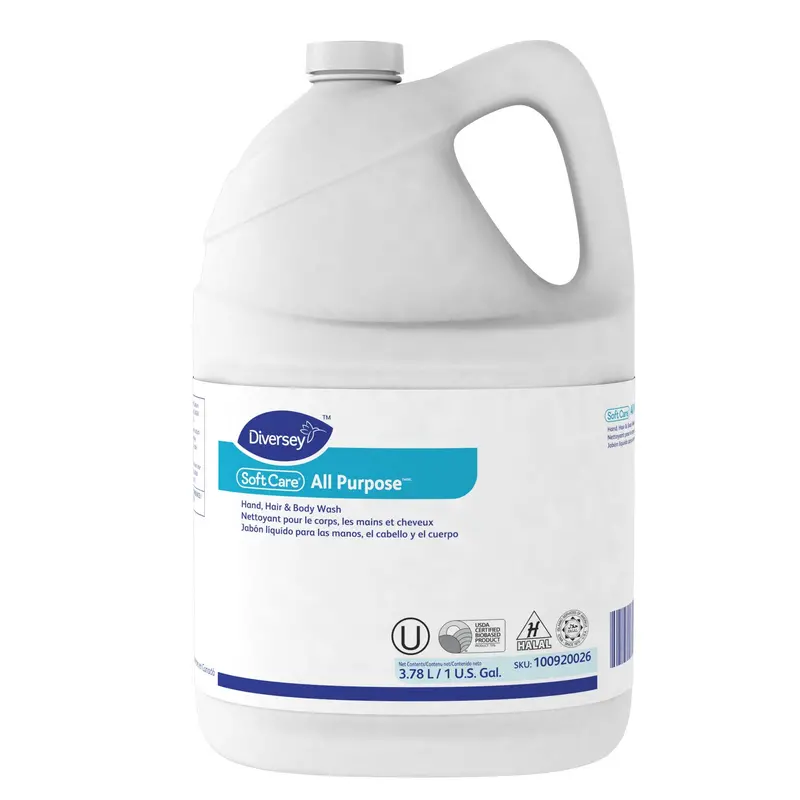 Diversey Soft Care All-Purpose Hand, Hair & Body Wash – 1-Gallon Container – 100920026