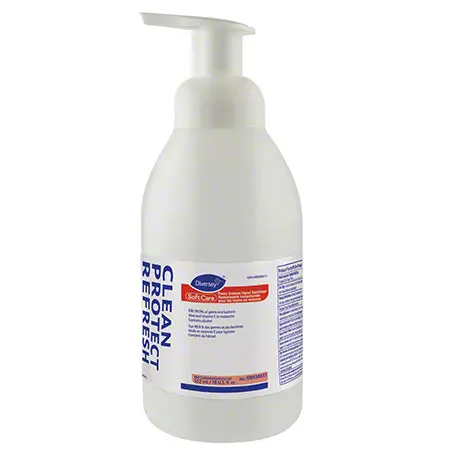 Diversey Soft Care Foam Hand Sanitizer – Alcohol-Based, Skin-Conditioning Formula (6 × 18 oz / 532 mL), 100930833