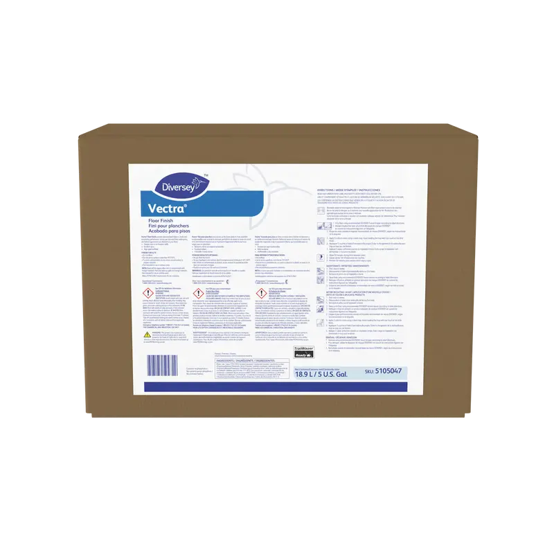 Diversey Vectra Standard Floor Finish – 5-Gallon Protective Coating, 5105047