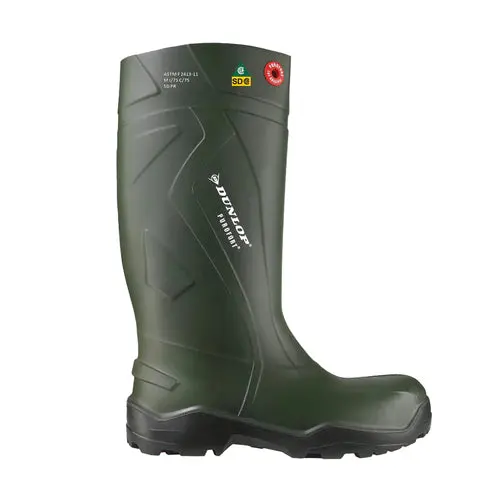 Dunlop D762943-15 Purofort+® 15-Inch Insulated PU Work Boots – CSA SD Rated, Cold-Weather Ready