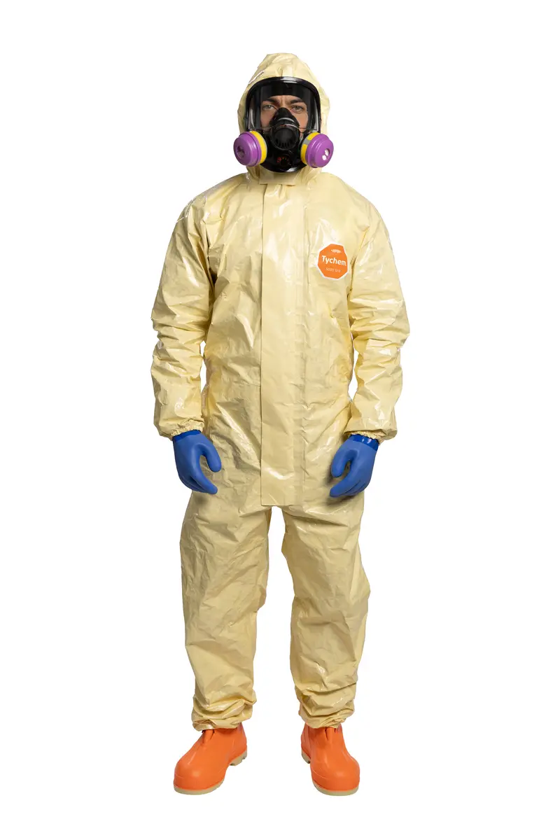 DuPont Tychem 6000 SFR Chemical-Resistant Coveralls – Case of 6 (FS127)