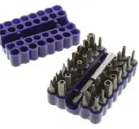 Duratool Security Bit Set – 33-Piece Tamper-Resistant Driver Kit (D00391)