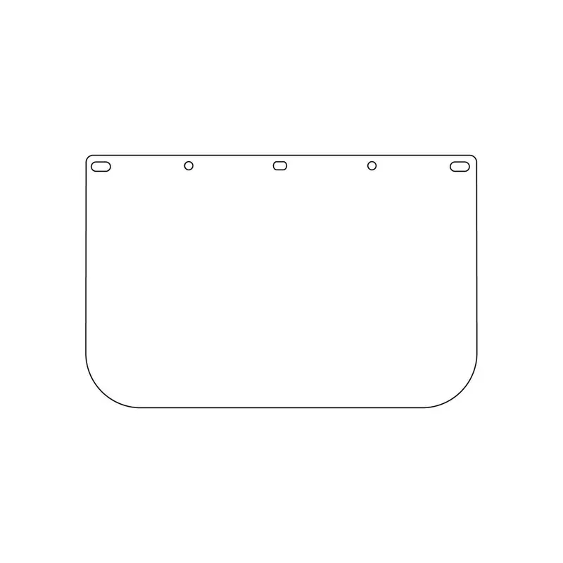 Dynamic 10″ × 15.5″ PETG Face Shield – Lightweight, Chemical-Resistant Visor for General Use (Models EP1015/40 & EP1015/60)