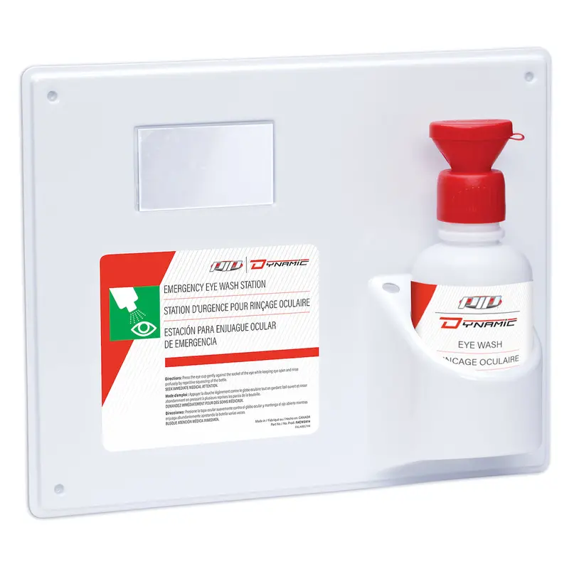Dynamic Portable Eyewash Station – Multi-Size Bottle Compatibility for Emergency Eye Flushing (Model FAEWS)