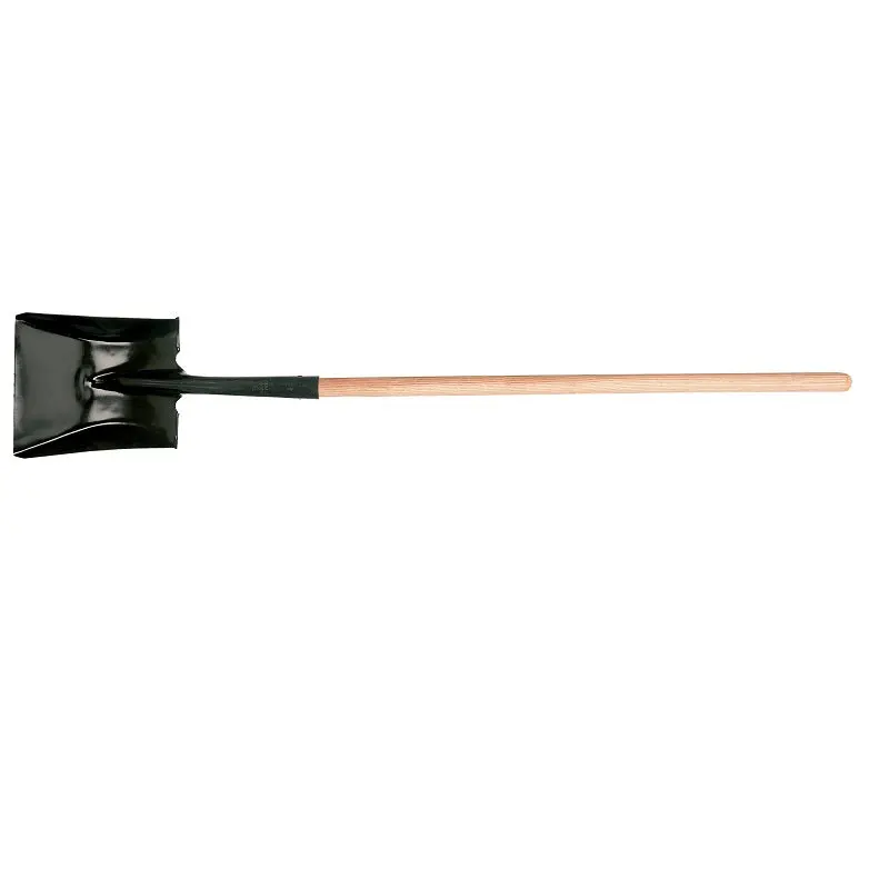 Econo Square-Point Shovel – Long Wooden Handle (LHS2L)
