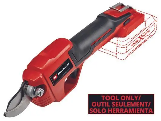 Einhell 18V Cordless Pruning Shear for Clean, Precise Branch Cuts (3408304)