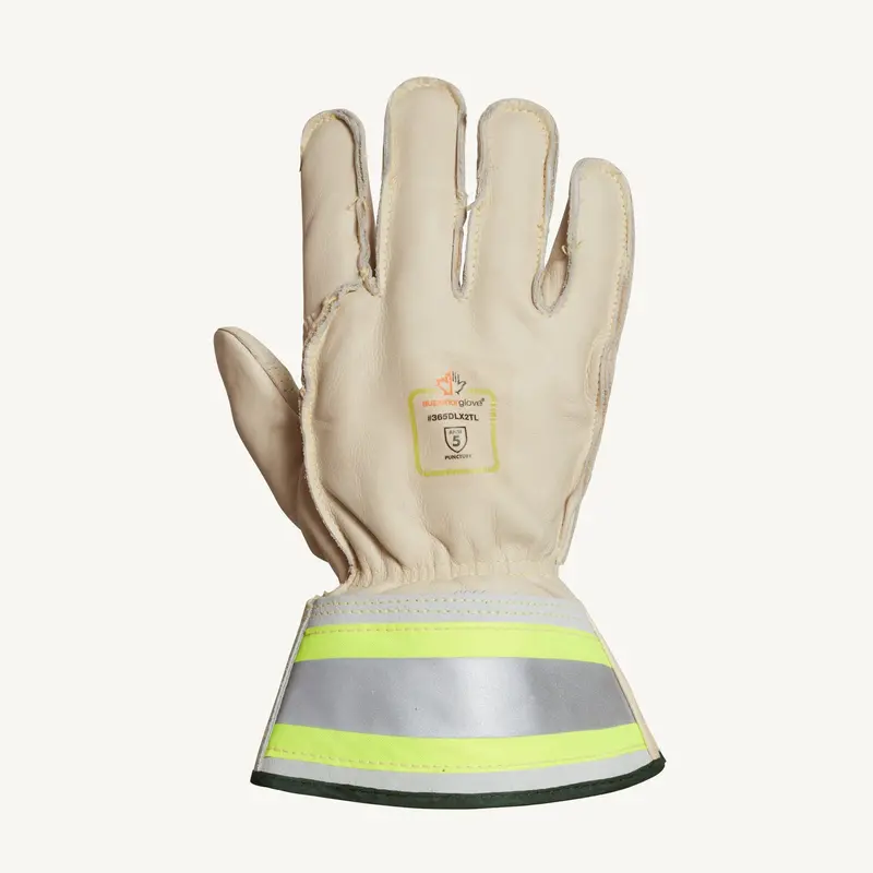 Endura Deluxe Lineman/Rigging Gloves – Horsehide/Kevlar Palm, Hi-Viz Thinsulate C100