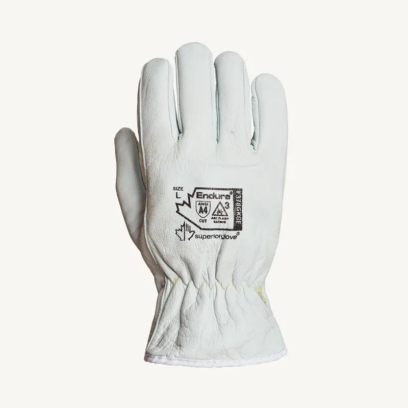Endura Economical Arc-Flash Cut-Resistant Goatskin Gloves – General Purpose Safety