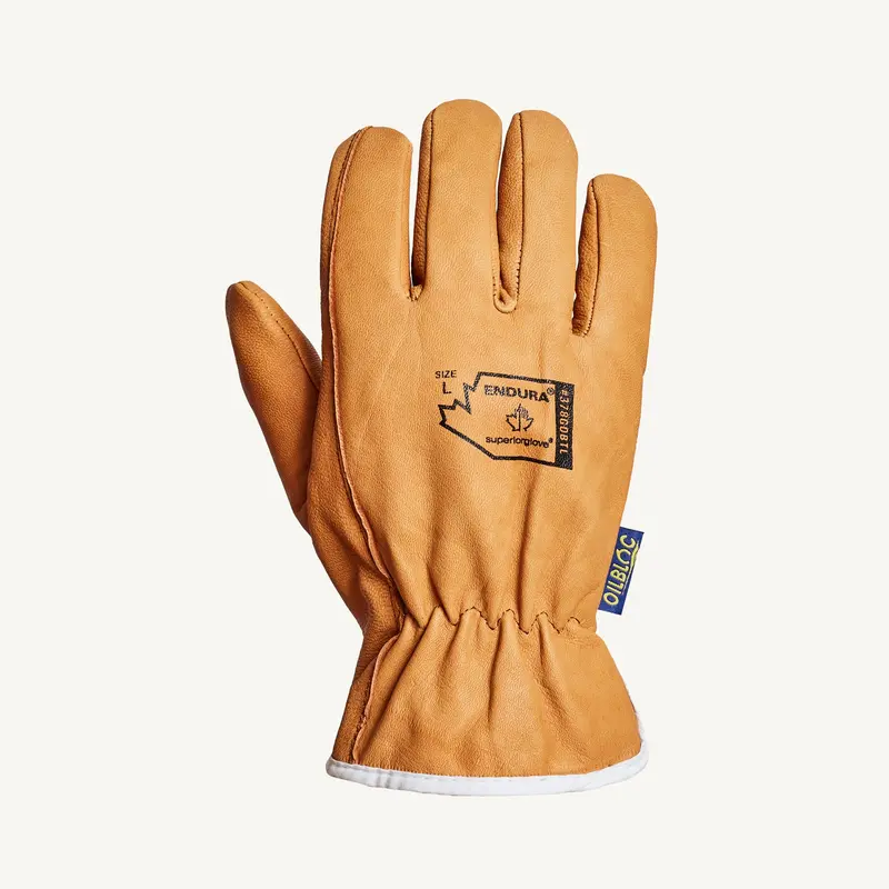 Endura Grain Goatskin Gloves Featuring 3M Thinsulate Insulation – Winter Work Protection