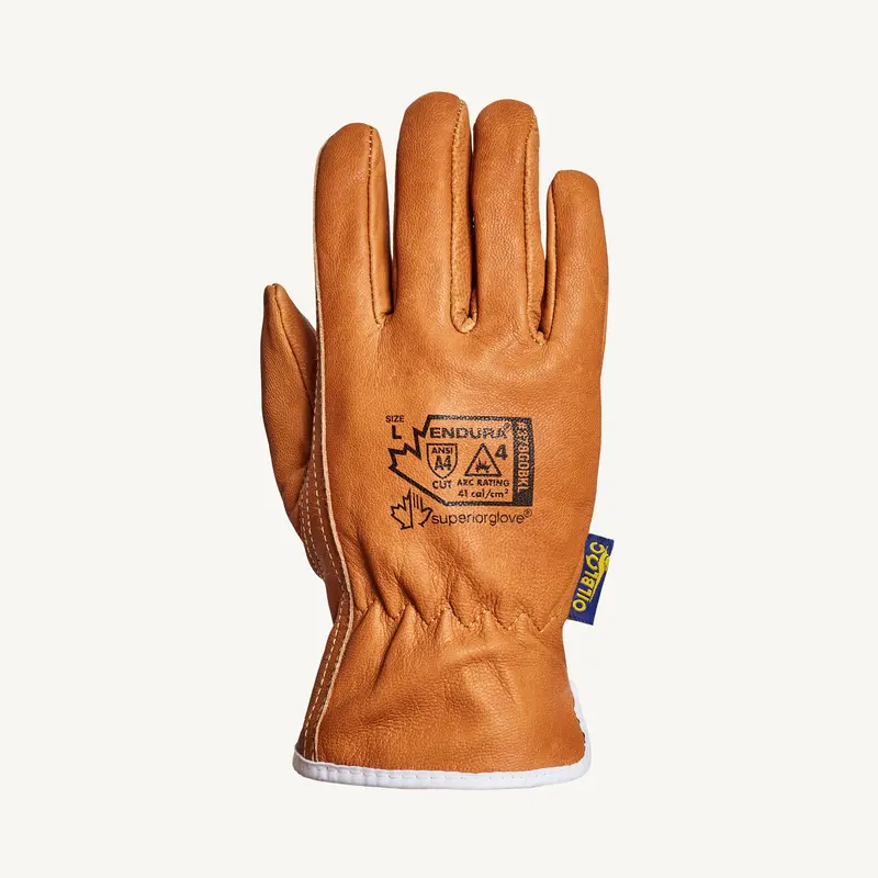 Endura Summer-Style Goatskin Gloves – Oilbloc Grain Leather, Seamless Fit