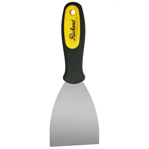 Ergonomic Carbon Steel Putty Knife – Richard Ergo-Grip Series, 1¼” Blade (RUB-1 1/4-F/S)