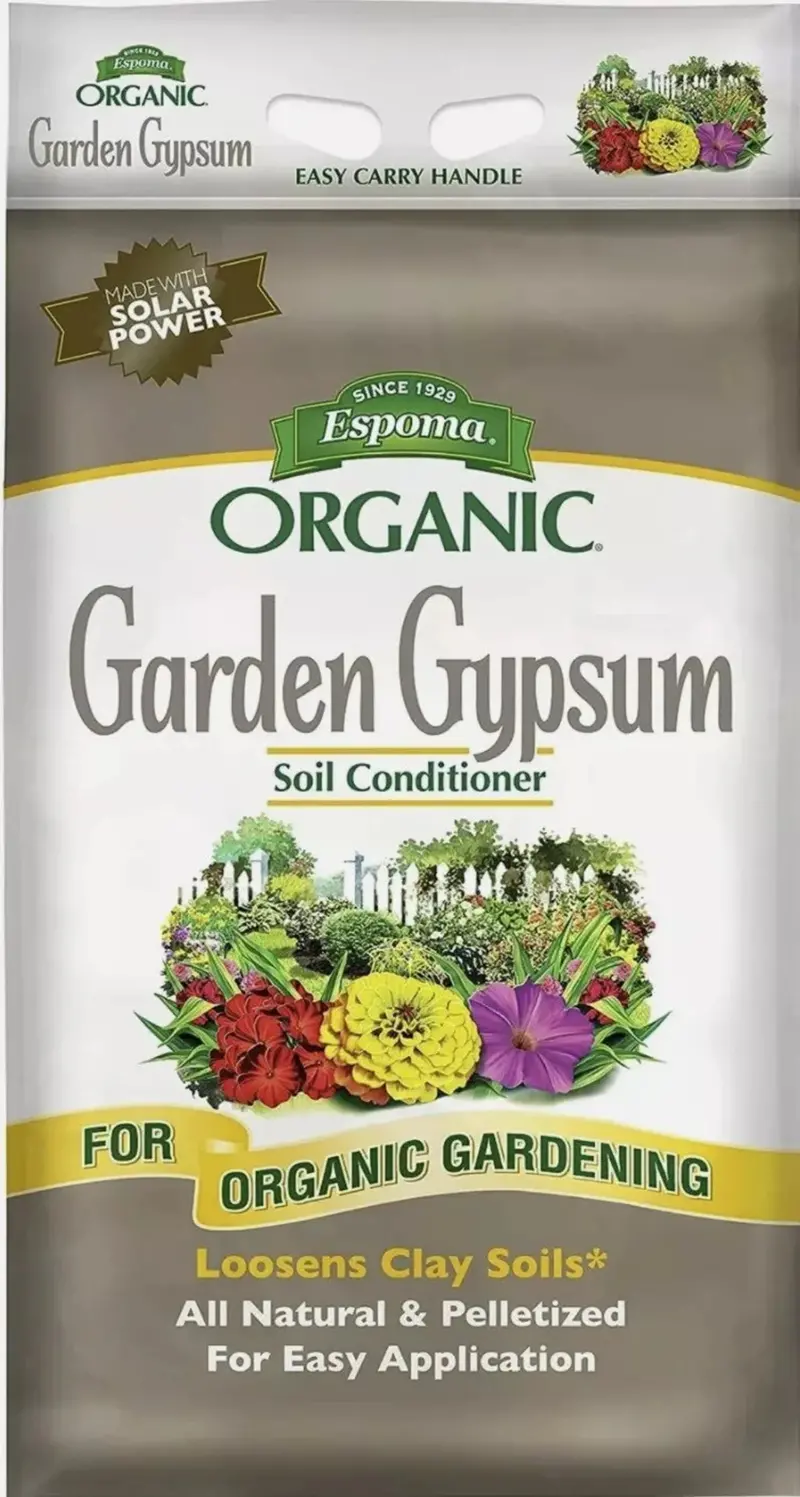 Espoma Organic Garden Gypsum – 6 LB Clay Soil Loosener & Conditioner