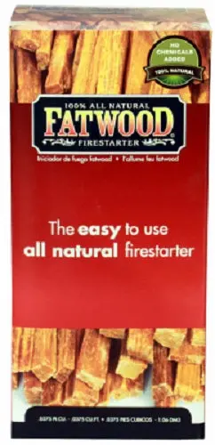 Fatwood Pine Fire Starter – 1.5 lb Box, Pack of 16