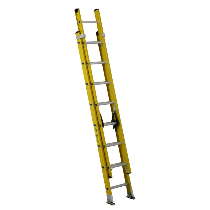 Featherlite Series 6900E Fiberglass Extension Ladder – Extra-Heavy-Duty, CSA Grade 1A & ANSI Type IA Compliant
