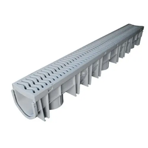 Fernco FSDP-CHGG Storm Drain Plus Channel – 39.5 in In-Ground Drain for Garages & Pools, Qty 6