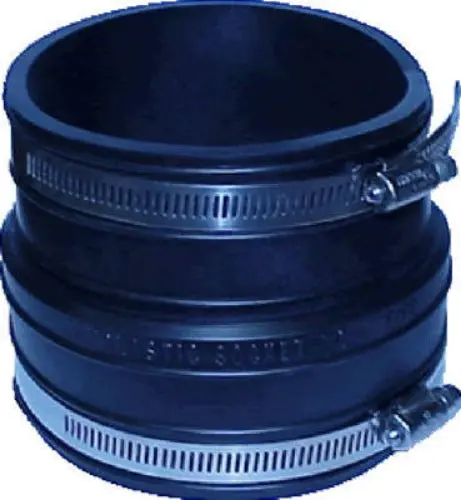 Fernco P1002-44 4-Inch Flexible Clay Pipe Coupling – Pack of 10