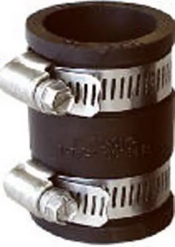 Fernco P1056-22 Flexible Rubber Coupling, 2″ Diameter – Pack of 10