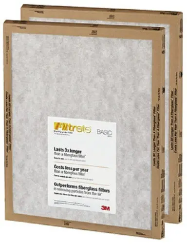 Filtrete Basic Air Filter (16″ x 20″ x 1″, MERV 2) – 24 Twin Packs