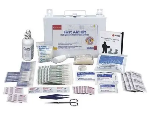 First Aid Only OSHA-Compliant First Aid Kit – 25-Person, 106-Item Set