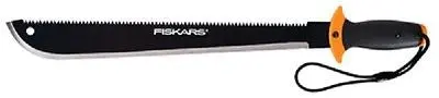 Fiskars 370500-1001 18″ Combination Machete and Saw Tool – Lifetime Warranty Included