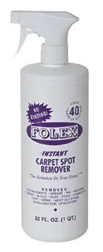 Folex Instant Carpet Spot Remover – 32 oz Trigger Spray Bottle, Pack of 4