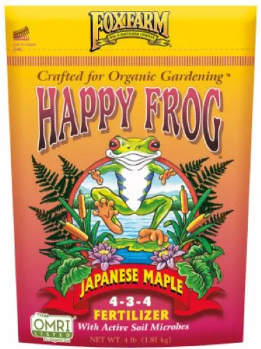 FoxFarm FX14660 4-Pound Bag of Happy Frog Organic Japanese Maple Fertilizer (Each)