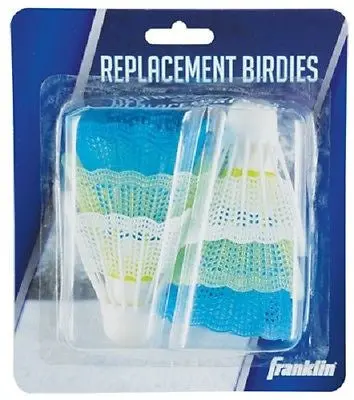 Franklin Grade A Badminton Shuttlecocks – Premium Nylon Birdies, 6-Pack × 4 (24 Total)