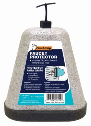 Frost King FC1 Durable Faucet Insulation Sleeve – Pack of 6