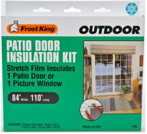 Frost King V96H Outdoor Patio Door Insulation Kit – 84 in x 110 in (Pack of 4)