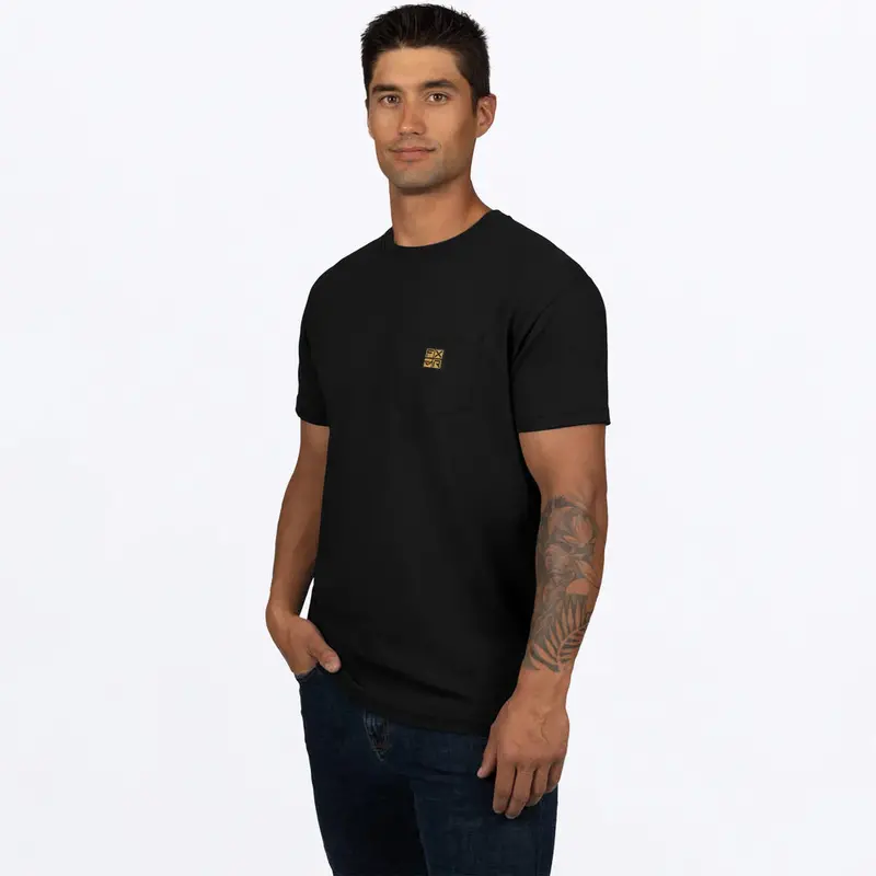FXR Men’s Premium Work Pocket T-Shirt – Short-Sleeve Cotton Blend with Reinforced Utility Pockets (231300)