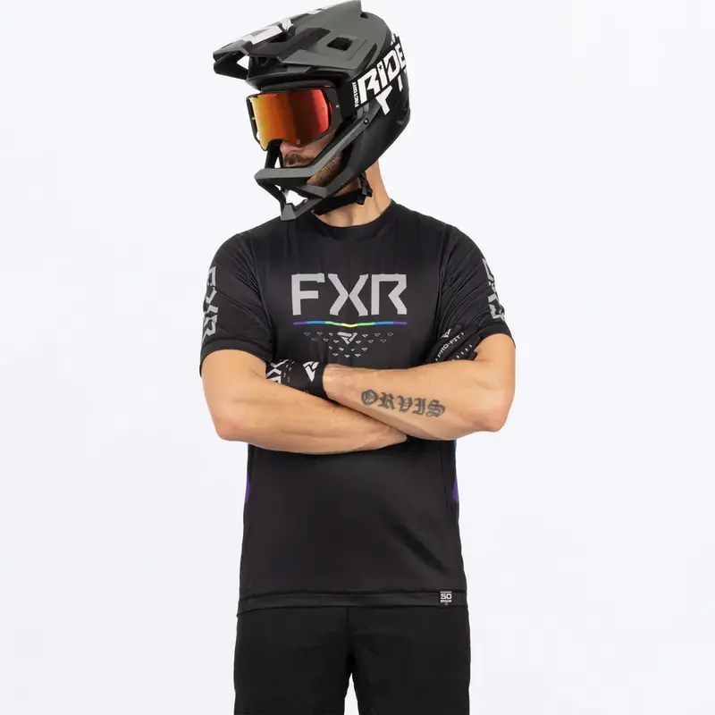 FXR Men’s Proflex UPF Sun Protection Jersey – Lightweight Short-Sleeve Performance T-Shirt
