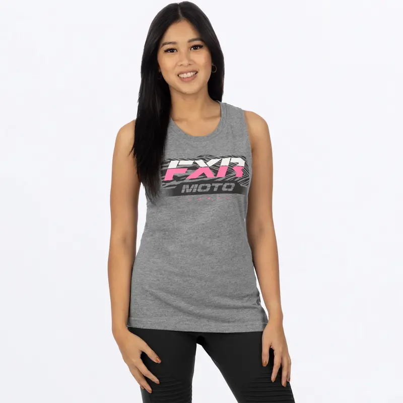 FXR Women’s Moto Podium Tank – Reinforced Sleeveless Shirt for Motorcycling