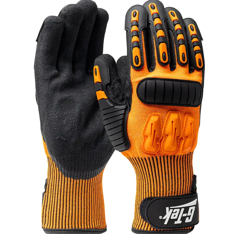 G-Tek Anti-Impact Gloves – HPPE/Nitrile Blend with TPR Protection