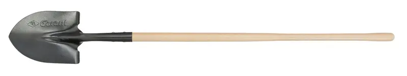 Garant 61-Inch Round-Point Shovel – Sturdy Wood Handle for Digging & Trenching (Model 80377)