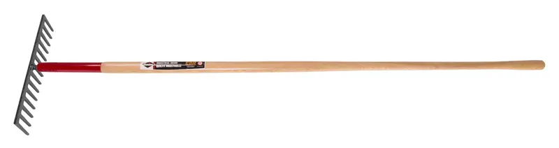 Garant 67-Inch Level Rake with Reinforced Wooden Handle – Model 80755 / GRR14