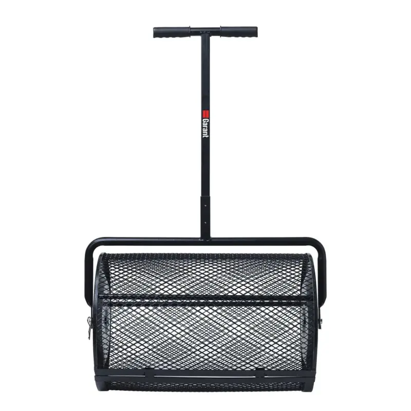 Garant Heavy-Duty 24-Inch Steel Roller Spreader – Ergonomic Grip for Even Coverage (Model 85587)