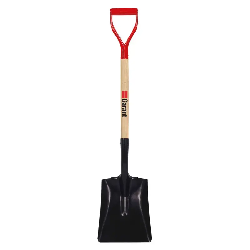 Garant Square Shovel with Ergonomic Wooden D-Handle (81765 / CHS2D)