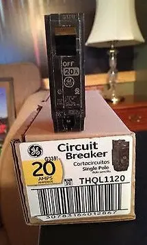 GE THQL1120 20-Amp Single-Pole Circuit Breaker (Pack of 10)