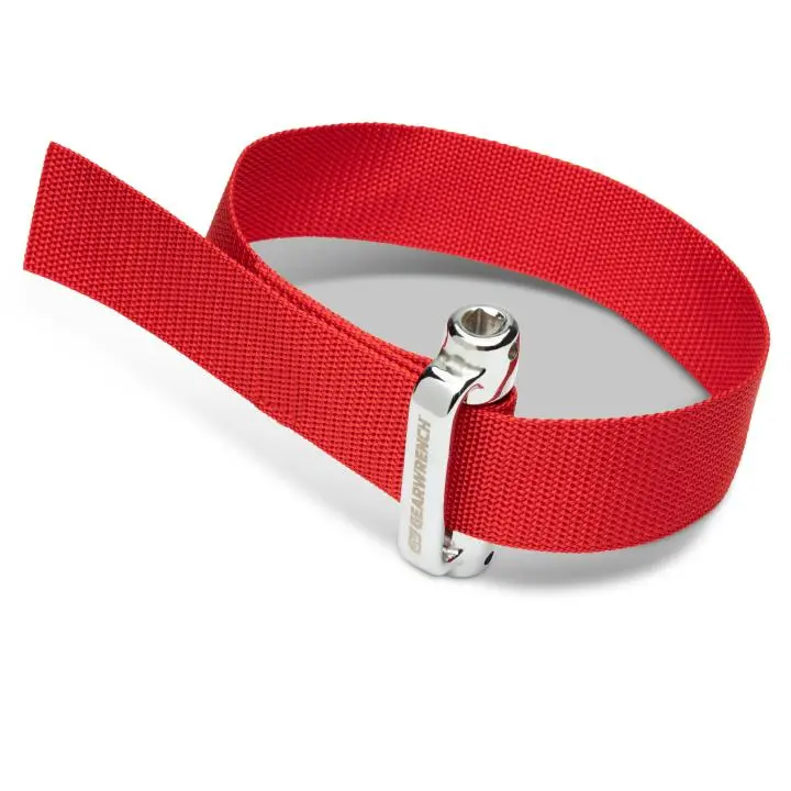 Gearwrench Heavy-Duty Oil Filter Strap Wrench – Dual 3/8-Inch & 1/2-Inch Drive, Model 3529D