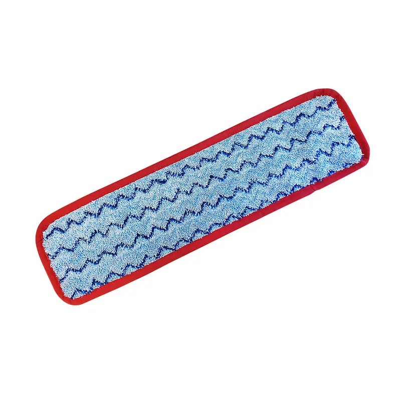 Globe 18″ Red-Border Microfiber Wet Floor Pad – Model 3325R